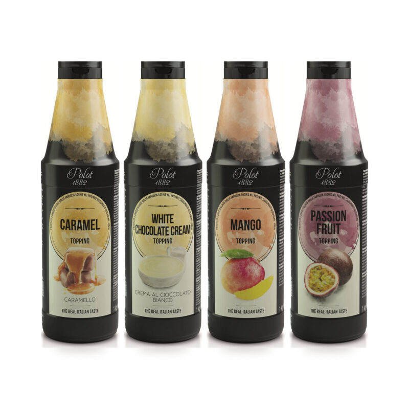 POLOT 1882 Topping Sauces - vier Sorten