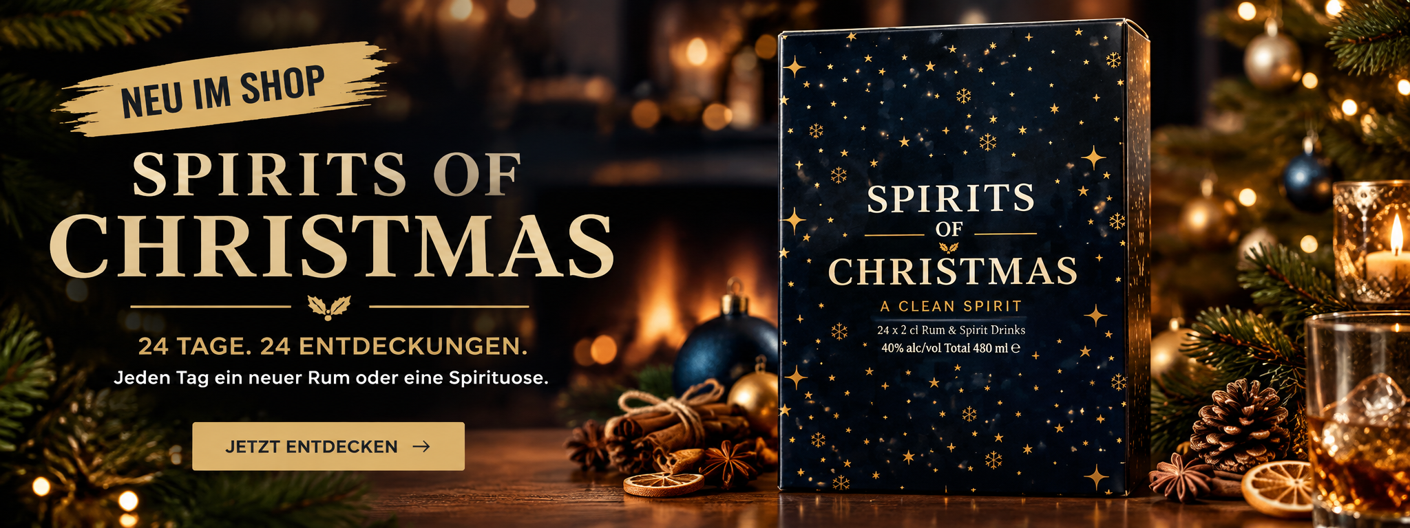 Spirits of Christmas – Adventskalender: 24 Tage, 24 Entdeckungen – jeden Tag ein neuer Rum oder eine Spirituose