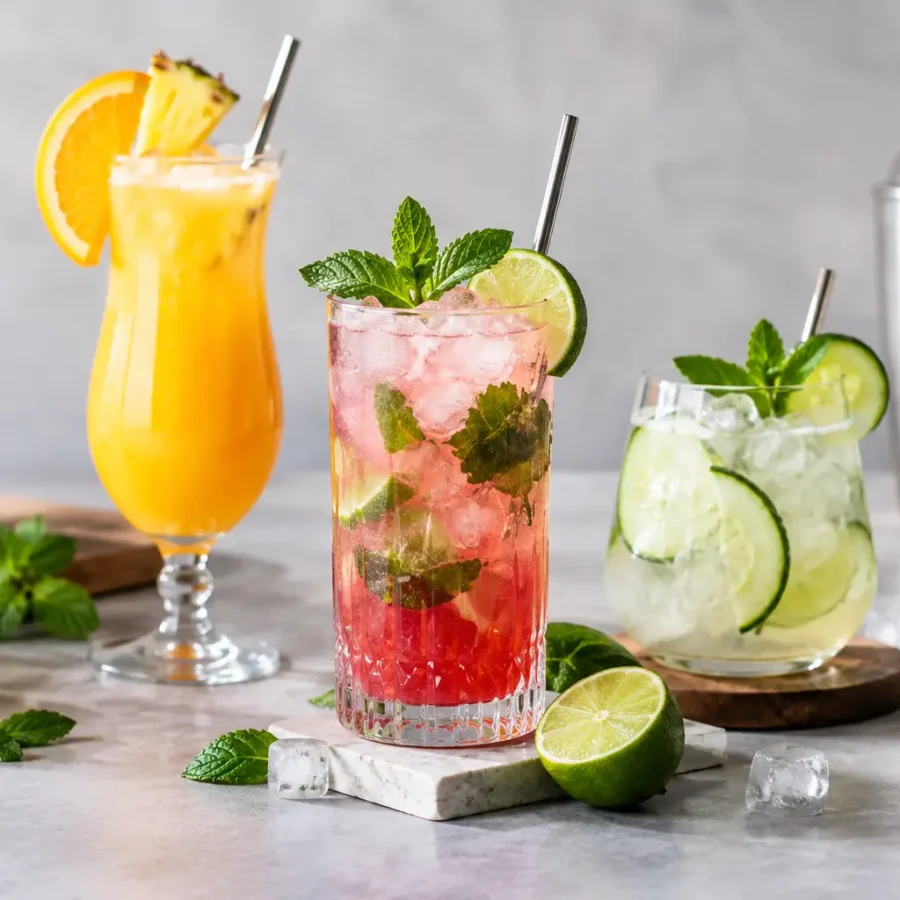 Alkoholfreie Cocktails kreativ zubereiten